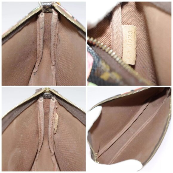 LOUIS VUITTON Monogram rose Pochette Accessoires Pouch authentic - Picture 15 of 16